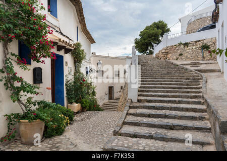 Die Stadt Altea in Spanien, Europa. Stockfoto