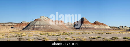 Die Tipis, Petrified Forest National Park, Arizona USA Stockfoto