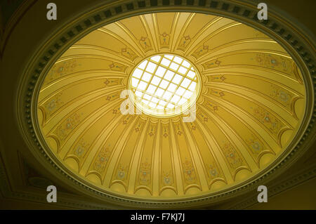 Innenansicht der Kuppel des Virginia State Capitol, Richmond Virginia Stockfoto