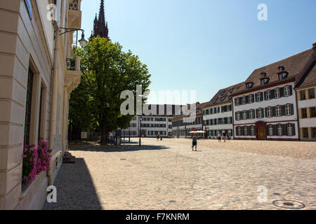 Basler Straße in der Schweiz Stockfoto