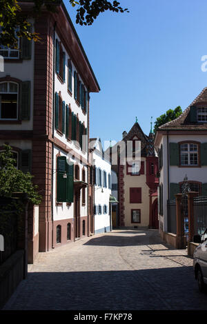 Basler Straße in der Schweiz Stockfoto