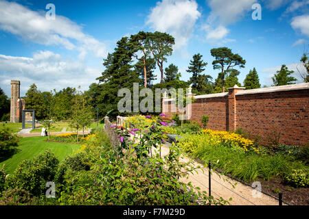 Clotworthy Haus, Antrim Castle Gardens-Nordirland Stockfoto