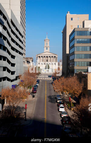 Historischen Kapitol von Nashville Tennessee Stockfoto