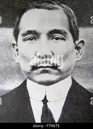 Dr. Sun Yat-Sen, chinesischer Staatsmann (1866-1925) und Gründer der nationalistischen Partei. 1920 Stockfoto