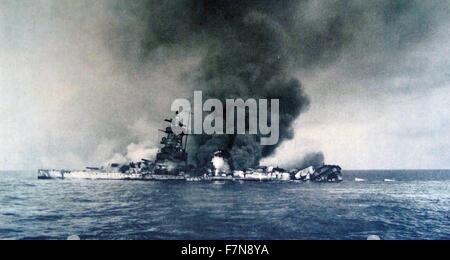 Foto von dem deutschen Kreuzer Admiral Graf Spee. Datierte 1934 Stockfoto