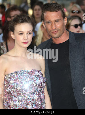 15. April 2015 - London, England, UK - Carey Mulligan und Matthias Schoenaerts Teilnahme an Far From the Madding Crowd Weltpremiere Stockfoto