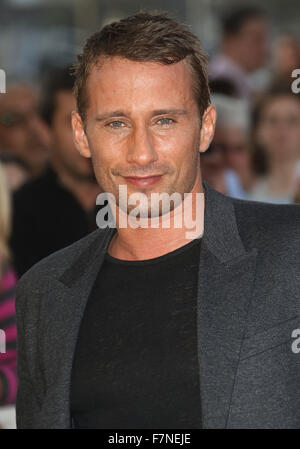 15. April 2015 - London, England, UK - Matthias Schoenaerts Teilnahme an Far From the Madding Crowd Weltpremiere, BFI Southbank Stockfoto