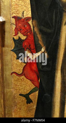 Der Heilige Antonius Abt Tormented durch Dämonen spanischen Malers Joan Desí (1481-1520). Datiert aus dem 16. Jahrhundert Stockfoto