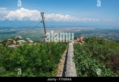 Sighnaghi Stadt in Kachetien Region, Georgien Stockfoto