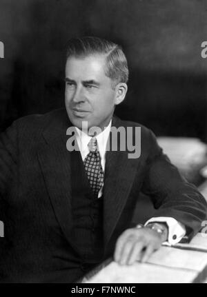 Henry Agard Wallace (7. Oktober 1888 – 18. November 1965) war der 33. Vizepräsident der USA (1941 – 1945), der Sekretär für Landwirtschaft (1933 – 1940), und der Secretary Of Commerce (1945 – 1946). In der Präsidentschaftswahl von 1948 war Wallace die Präsidentschaftskandidaten der Progressive Party. Stockfoto