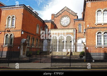 Die Birmingham hebräische Kongregation (Sänger Hill) Synagoge im Zentrum von Birmingham, England. Im Jahr 1856 erbaut, wurde es von Yeoville Thomason entworfen. Stockfoto