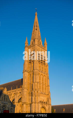 Ypern, Belgien - St.-Martins Kathedrale. Stockfoto