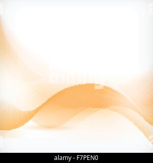 Abstract orange Welle Hintergrund Stock Vektor