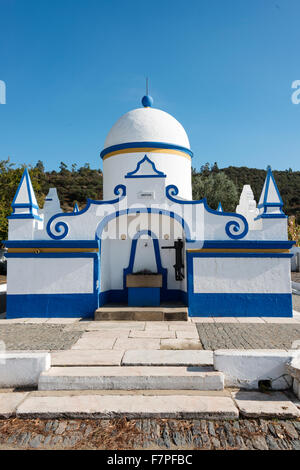 Fonte de Telheiro Zier Brunnen im Dorf in der Nähe von Monsaraz Alentejo Portugal Stockfoto