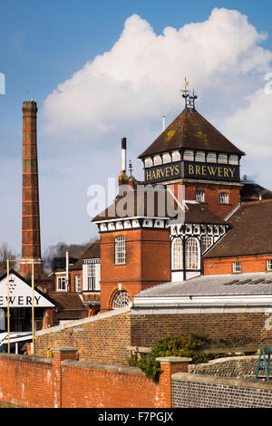 "Harveys" Brauerei in Lewes Stadtzentrum, East Sussex, England Stockfoto