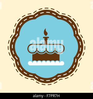 Essen-flach-Symbol Stock Vektor