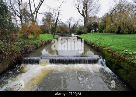 Der Fluss Ouse in Barcombe Mills in East Sussex UK Stockfoto