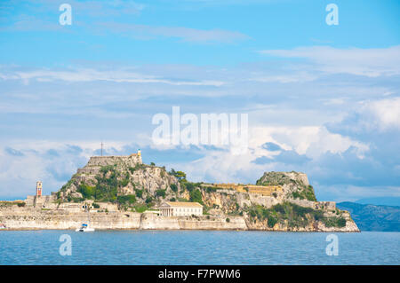 Alte Festung, Korfu, Kerkyra, Korfu, Ionische Inseln, Griechenland Stockfoto