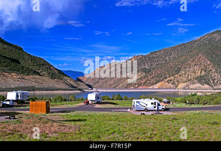 Gewehr Gap State Park Campingplatz Stockfoto