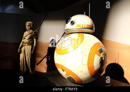 Lucca Comics & Games Festival 2015 mit: BB-8, wo Rey: Lucca, Italien bei: 31. Oktober 2015 Stockfoto
