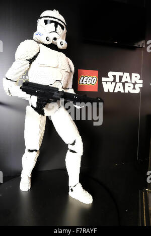 Lucca Comics & Games Festival 2015 Mitwirkende: LEGO Stormtrooper wo: Lucca, Italien bei: 31. Oktober 2015 Stockfoto