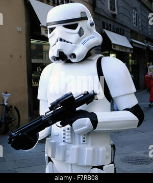 Lucca Comics & Games Festival 2015 Mitwirkende: Stormtrooper wo: Lucca, Italien bei: 31. Oktober 2015 Stockfoto
