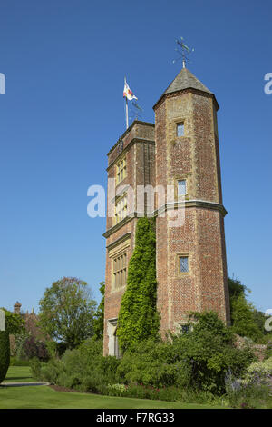 Sissinghurst Castle Garden, Kent. Sissinghurst hat einen weltberühmten Garten von Vita Sackville-West und Harold Nicolson erstellt. Stockfoto