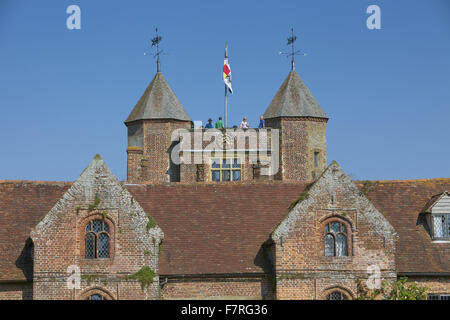 Sissinghurst Castle Garden, Kent. Sissinghurst ist ein weltberühmter Garten von Vita Sackville-West und Harold Nicolson erstellt. Stockfoto