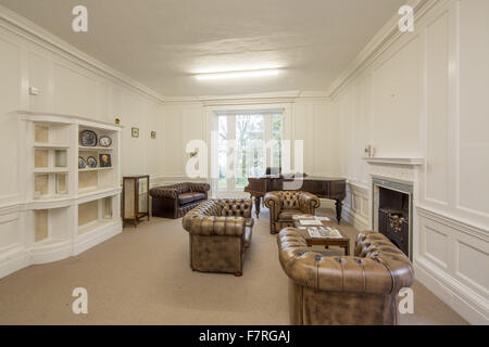 Die Wedgwood-Zimmer im Leigh Hill Place, Surrey. Leigh Hill Place war das Elternhaus von der englische Komponist Ralph Vaughan Williams, und war einst im Besitz der Familie Wedgwood. Stockfoto