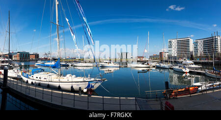 Titanic Viertel Belfast Nordirland Stockfoto