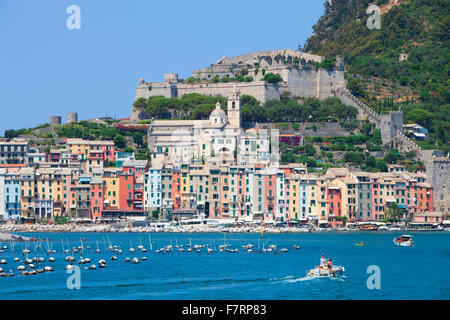 Italien, Ligurien, La Spezia, Golfo dei Poeti, Portovenere. Stockfoto
