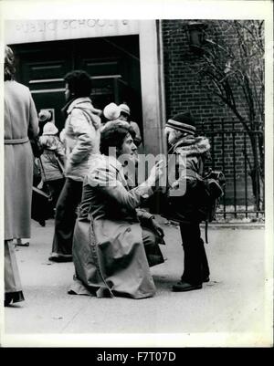 1979 - Dustin Hoffman & Justin Henry 1979 film Kramer gegen Kramer. © Keystone Bilder USA/ZUMAPRESS.com/Alamy Live-Nachrichten Stockfoto