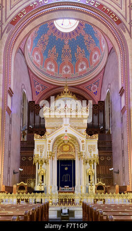 Große Synagoge, Dóhany Utca Zsinaóoga, Budapest, Ungarn Stockfoto