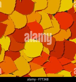 Blätter im Herbst design Stock Vektor