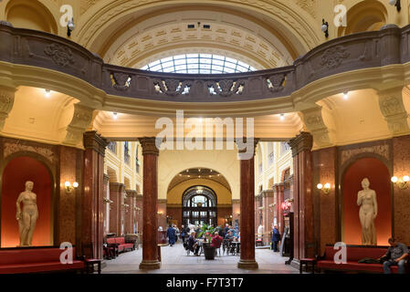 Jugendstil Thermalbad Gelert-Bad Gellert Fürdö, Kelenhegyi Út 4, Budapest, Ungarn Stockfoto