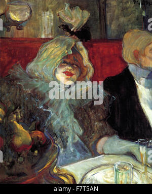 Henri de Toulouse-Lautrec-In ein Private Dining Room (bei der Ratte Mort) Stockfoto