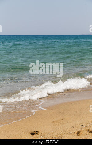 Blick auf den wunderbaren Strand von Piscinas, Sardinien Stockfoto