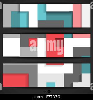 Abstrakten geometrischen Hintergrund. Stock Vektor