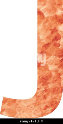 j Land Brief Stock Vektor