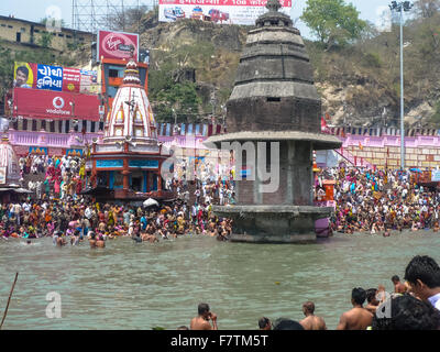 Kumbh Mela Festival in Haridwar in Indien 2010 Stockfoto