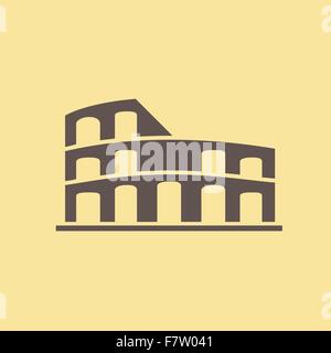 Reise-flach-Icon Stock Vektor