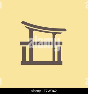 Reise-flach-Icon Stock Vektor