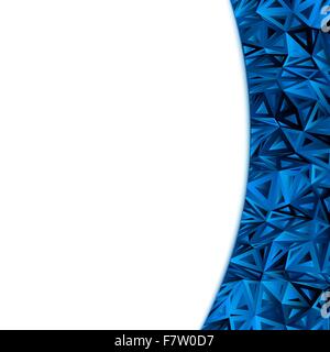 Abstrakt blau Vektor-Design-Vorlage. EPS 8 Stock Vektor