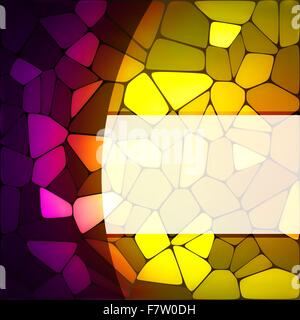 Glasmalerei-Design-Vorlage. EPS 8 Stock Vektor