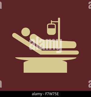 Medizinische flache Symbol Stock Vektor