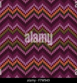 Nahtlose Strickmuster Stock Vektor