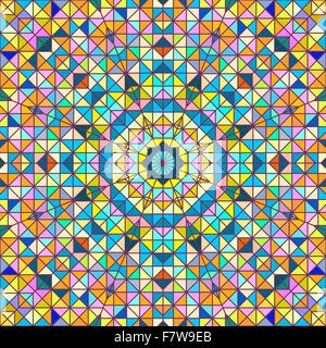 Abstraktes Vektor geometrischen farbigen Hintergrund Stock Vektor