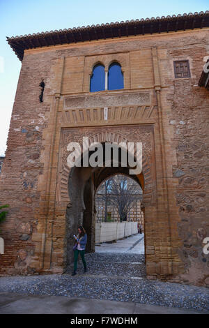 Puerta De La Justicia, Granada, Spanien Stockfoto