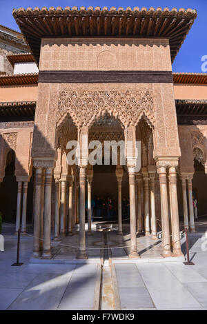 Palacios Nazaries, Alhambra, Granada, Spanien Stockfoto