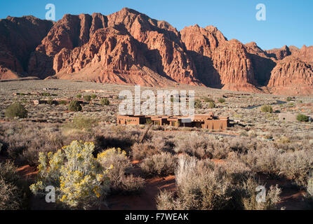 USA, Utah, Kayenta, Adobe-Haus Stockfoto